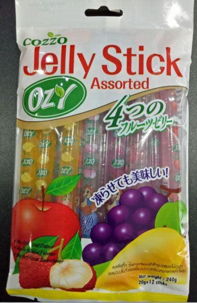 Ozy Brand Jelly Stick Assorted 240g