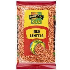 Tropical sun Red lentils