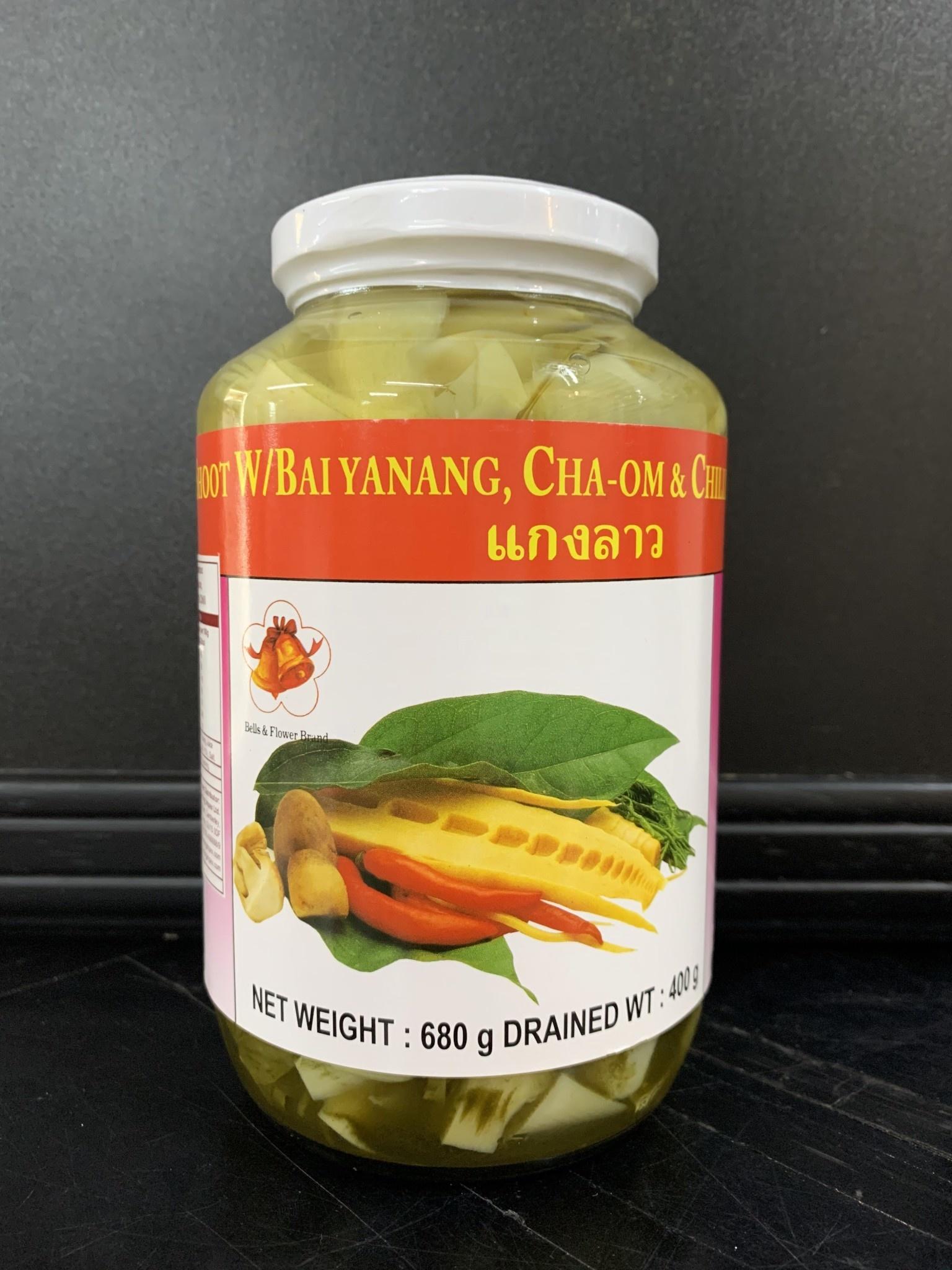 Bamboo Shoot (Bai Yanang ,Cha Om, Chilli, Straw Mushroom) 680g Exotic