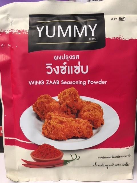 Yummy yummy wing zaab seasoning powder 100g