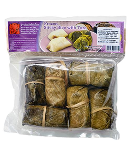 Chang FROZEN Sticky Rice with Taro Dessert (Kao Tom Mud Sai Puerk)